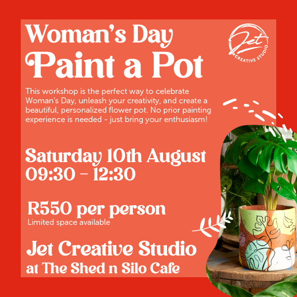 ๐ธ Jet Creative Studio Woman's Day Workshop: Paint a Flower Pot ๐ธ 1 ๐ธ Jet Creative Studio Woman's Day Workshop: Paint a Flower Pot ๐ธ